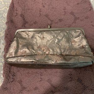 Clutch Ellen Tracy goldy brown with sequence